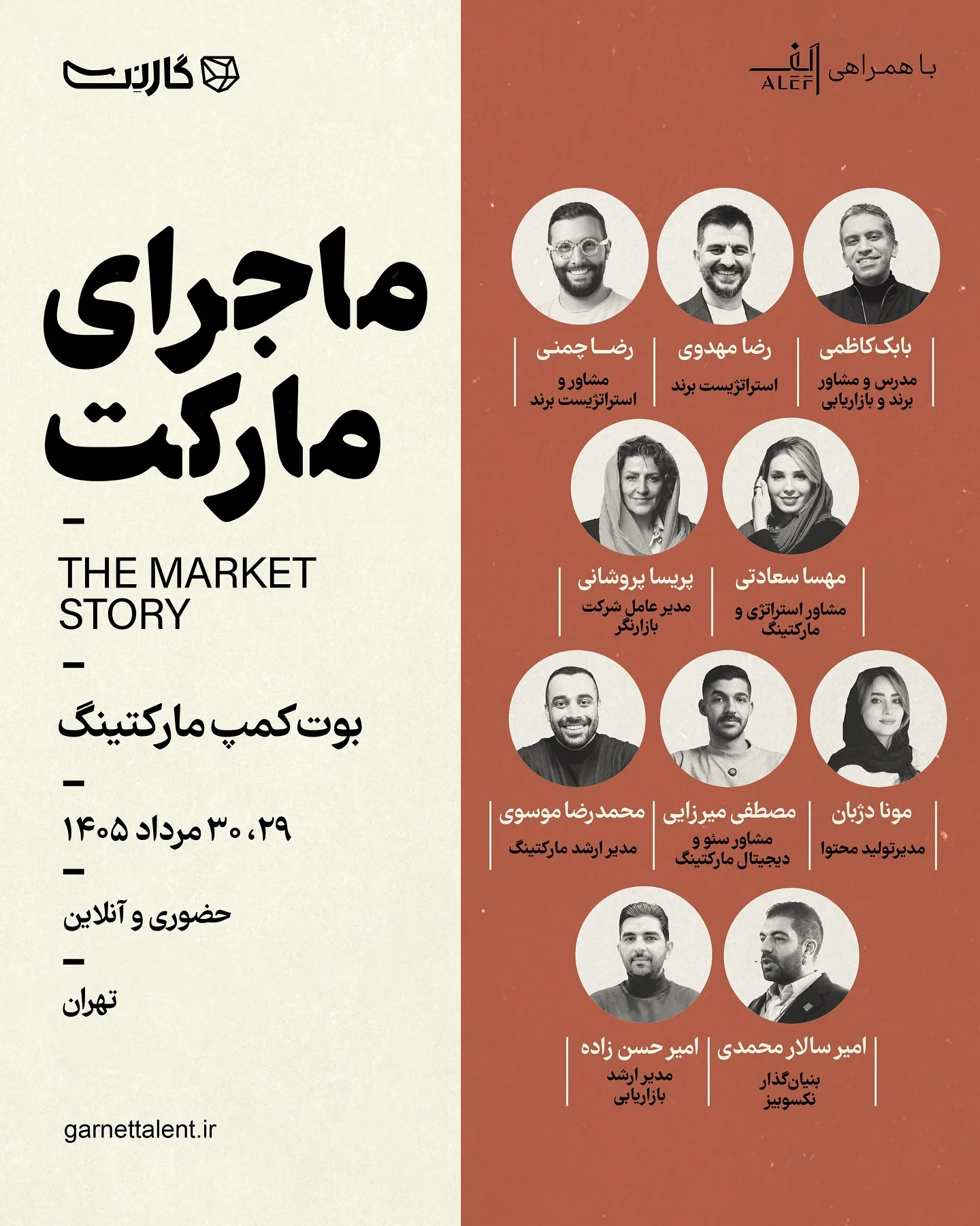 بوتکمپ جامع مارکتینگ «ماجرای مارکت»